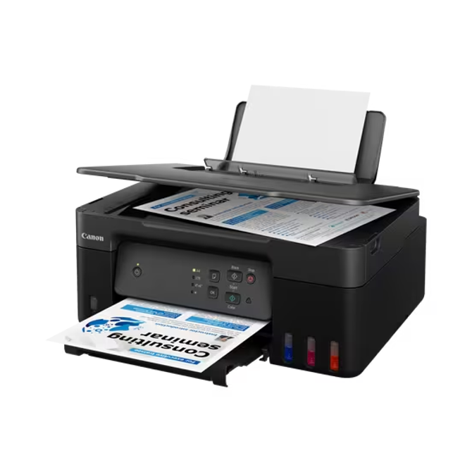 Multifunkcijski brizgalni tiskalnik Canon Pixma G2430 MegaTank, 3-v-1, do 4800 × 1200 dpi, USB, kompaktna zasnova 4