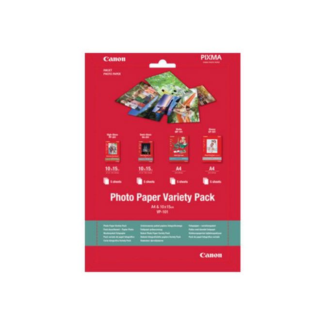 Foto papir CANON VP-101 photo paper variety pack A4 & 10 x15cm 4