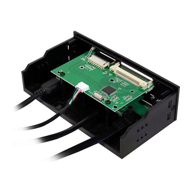 LogiLink 5,25-palčni večfunkcijski čitalnik kartic na sprednji plošči - USB 3.0 4