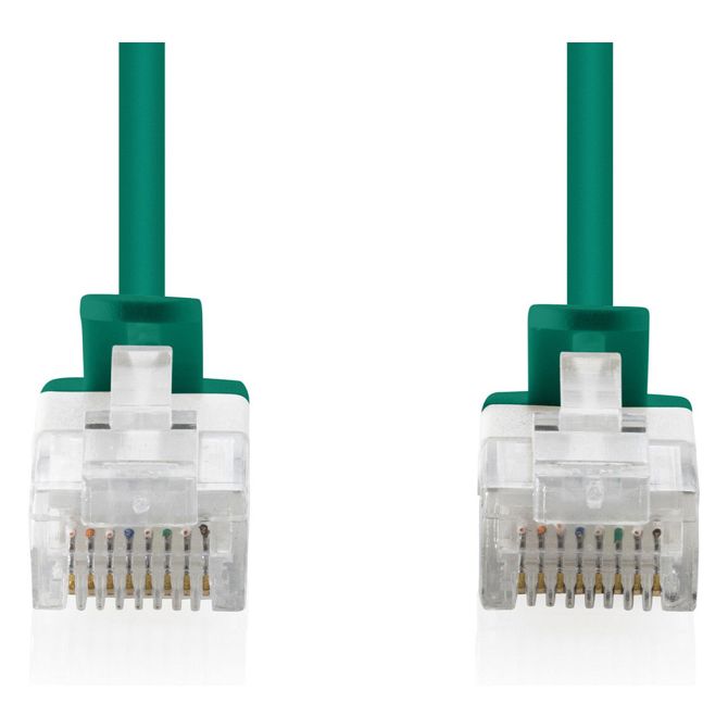 CAT 6 U-UTP tanek patch kabel, 1,5 m, zelen 3