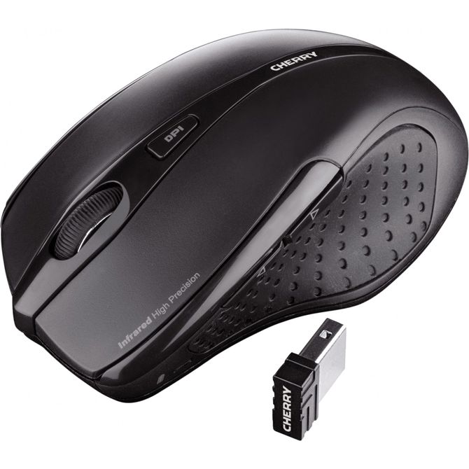 Brezžična miška Cherry MW3000 Nano, USB-sprejemnik, črna 3