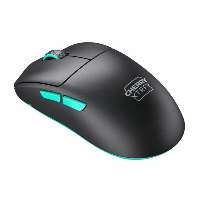 Miška Cherry XTRFY M68, črna 4