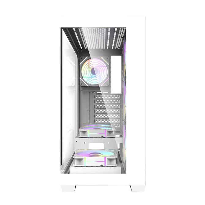 Računalniško ohišje Darkflash DS900 (belo) + 7 ARGB ventilatorjev 4