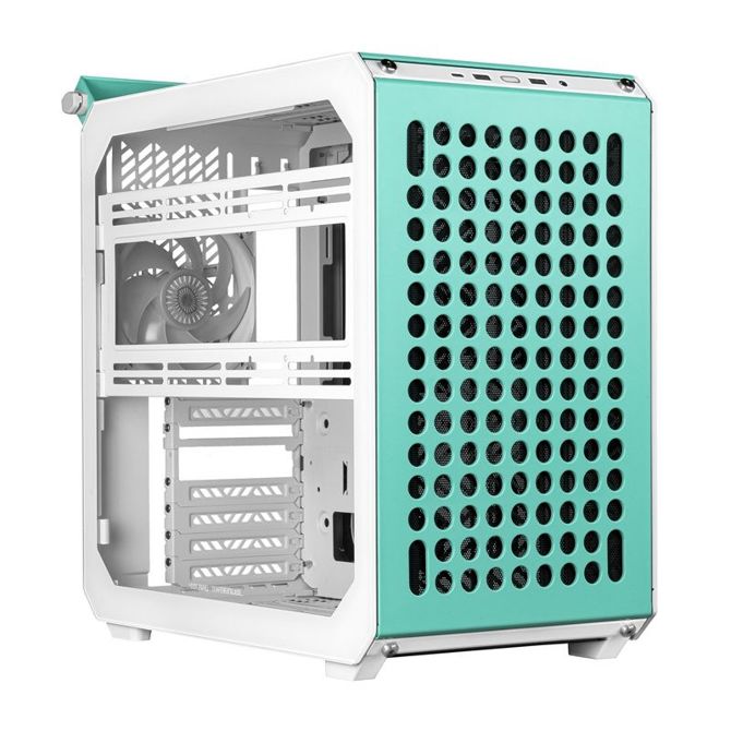 Ohišje za računalnik Cooler Master Qube 500 Flatpack Macaron (zeleno) 3