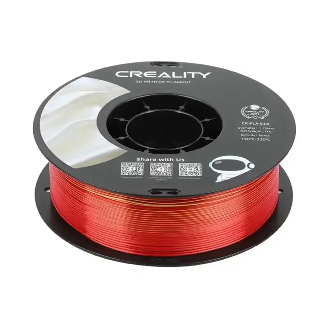 Filament CR-Silk PLA Creality (zlato-rdeča) 4