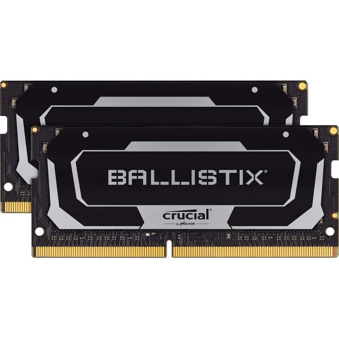 Crucial Ballistix 16GB Kit (2 x 8GB) DDR4-2666 SODIMM PC4-21300 CL16, 1.2V - BL2K8G26C16S4B 2