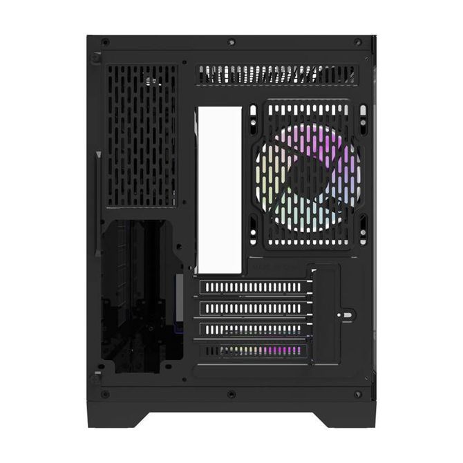 Darflash FT418 računalniško ohišje + 6 aRGB ventilatorjev (črno) 2