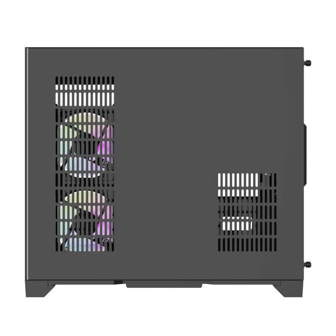 Darflash FT418 računalniško ohišje + 6 aRGB ventilatorjev (črno) 5