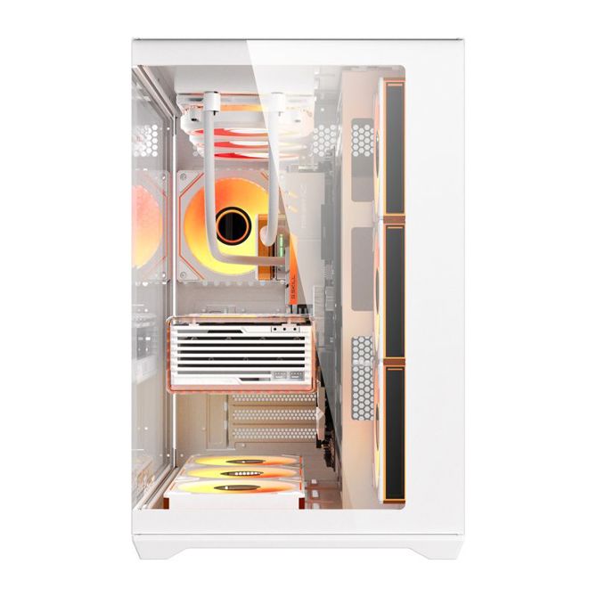 Ohišje računalnika DarkFlash C280 (belo) + 7 ventilatorjev 6