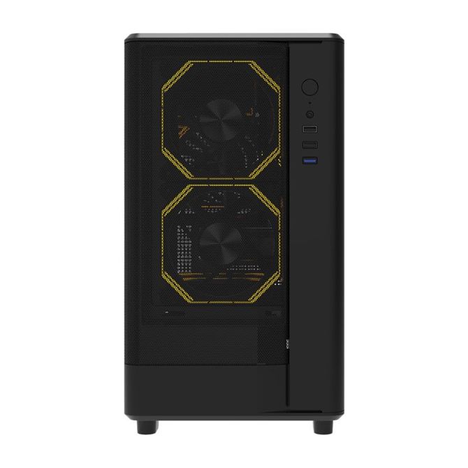 Darkflash DB330M mrežasto ohišje za računalnik (črno) 2