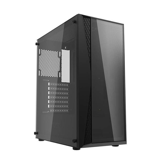Računalniško ohišje Darkflash DK352 Plus s 4 ventilatorji (črno) 5