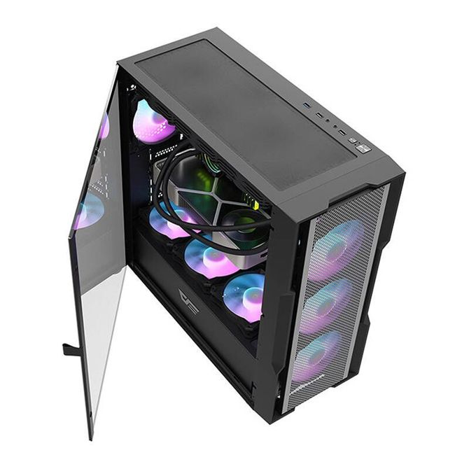 Računalniško ohišje Darkflash DK431 Mesh (črno) 4
