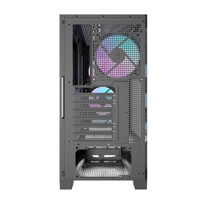 Stekleno računalniško ohišje Darkflash DRX90 (črno) 5