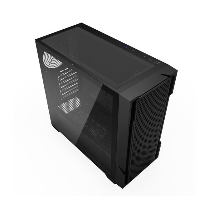 Ohišje za računalnik Darkflash DS900 mrežasto  brez ventilatorjev (črno) 2