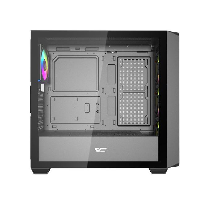 Računalniško ohišje Darkflash DS900WD ATX (črno) + 4 ventilatorji 5
