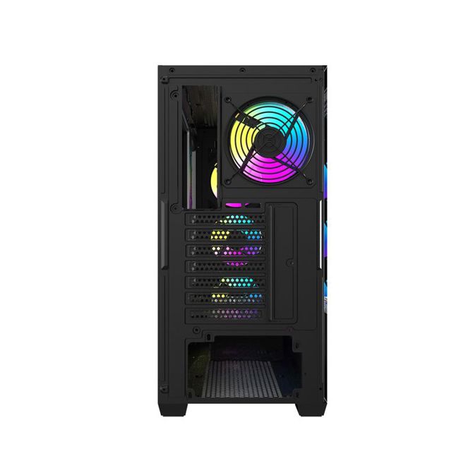 Računalniško ohišje Darkflash DS900WD ATX (črno) + 4 ventilatorji 6