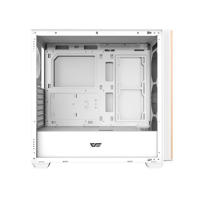 Ohišje za računalnik Darkflash DS900WS ATX brez ventilatorjev (belo) 5
