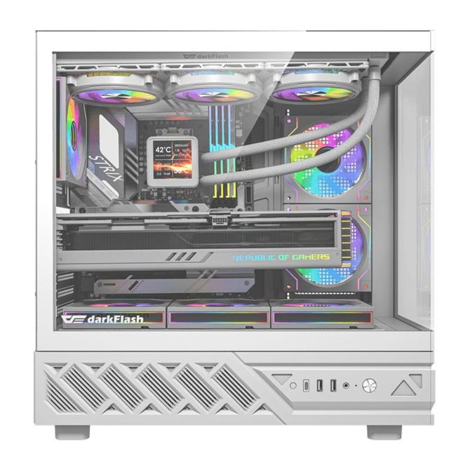 Ohišje za računalnik DarkFlash DS950 (belo) 3
