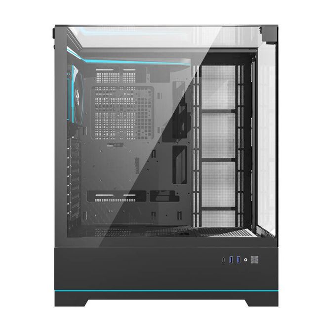 Darkflash DY450L PRO računalniško ohišje z ventilatorjem (črno) 6