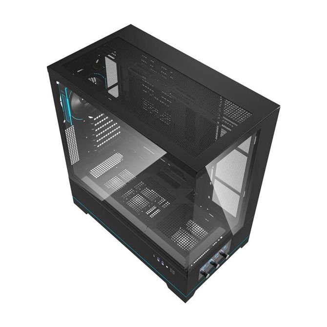 Darkflash DY451 PRO računalniško ohišje z ventilatorjem (črno) 6