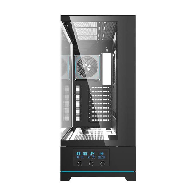 Darkflash DY451L PRO računalniško ohišje z ventilatorjem (črno) 6