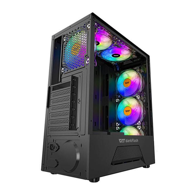 Računalniško ohišje Darkflash LEO (črno) 2