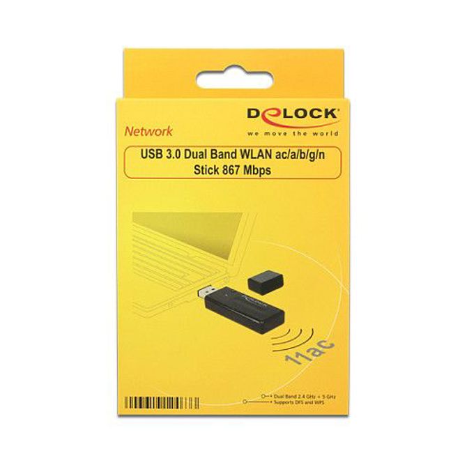DeLock WLAN USB 3.0 dvopasovni ključek 2.4/5 3