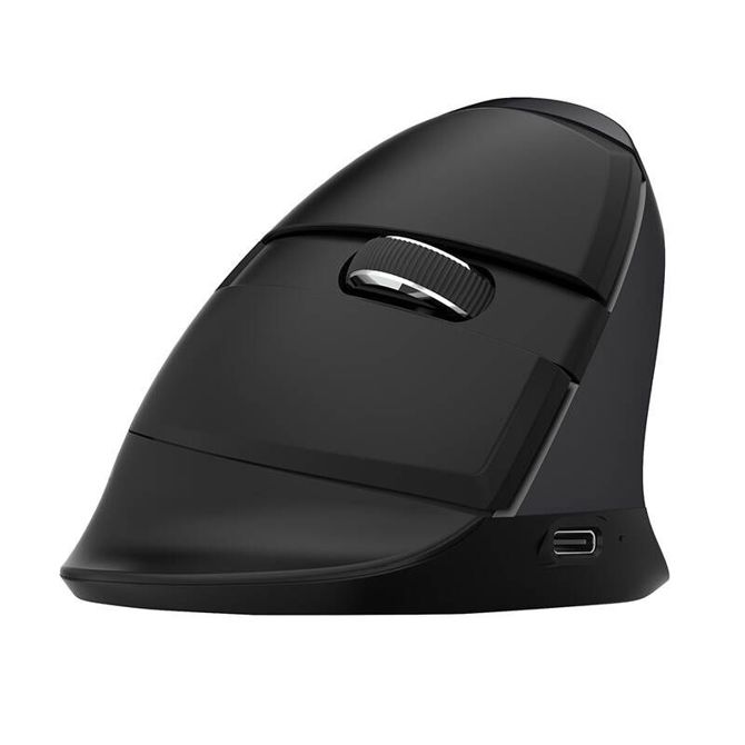 Pokončna miška Delux M618 Mini črna 3