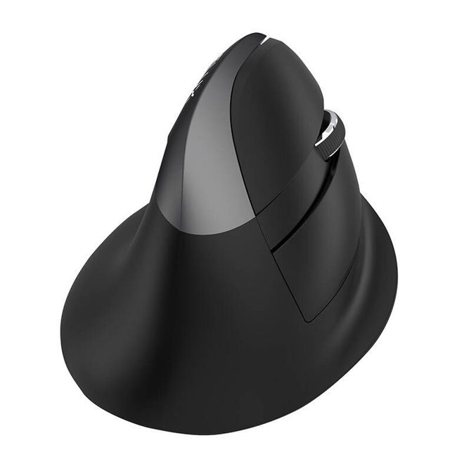 Pokončna miška Delux M618 Mini črna 6