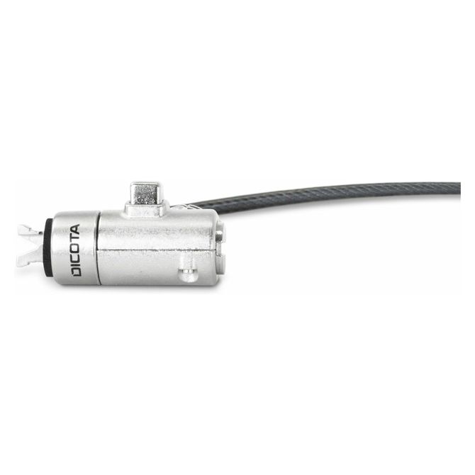 Univerzalna mini ključavnica za prenosnik Dicota, srebrna 9821291500 4