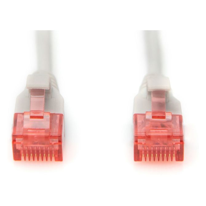 DIGITUS CAT 6 U/UTP Slim patch kabel, 1 m, siv 2