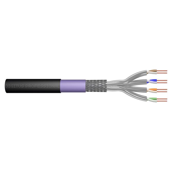 DIGITUS CAT.7 S/FTP Erdverlegekabel. simplex. PE.100m.grau 3