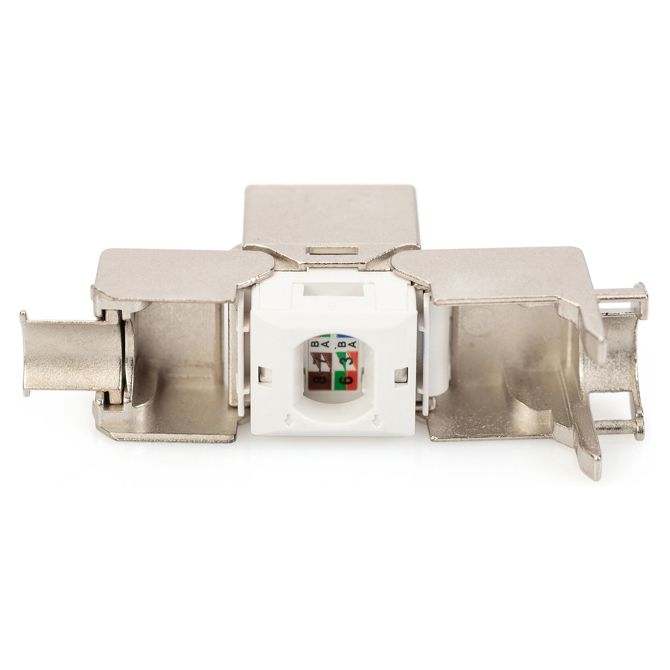 Digitus Keystone CAT6a RJ45 vtičnica AWG 22-26 360° brez orodja, pakiranje 24 kosov 6