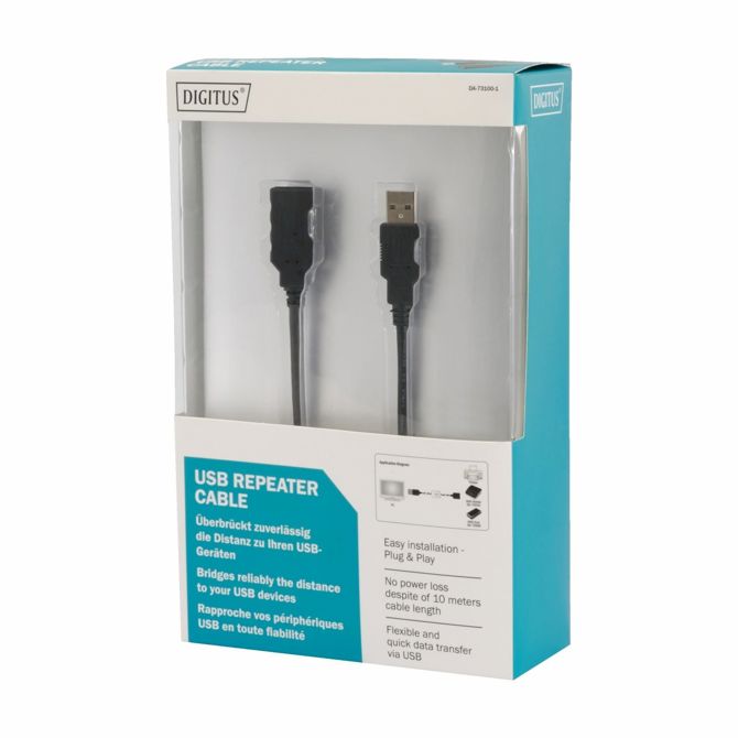 Digitus line extender/repeater USB 10m DA-73100-1 4