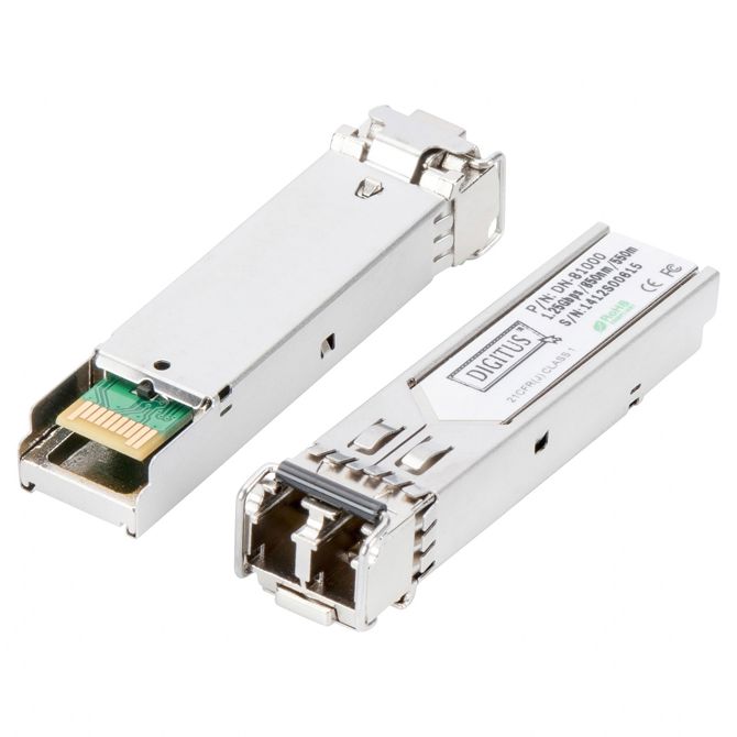 DIGITUS LWL adapter LC dupleksni večmodni SFP modul 1,25 Gbps 5