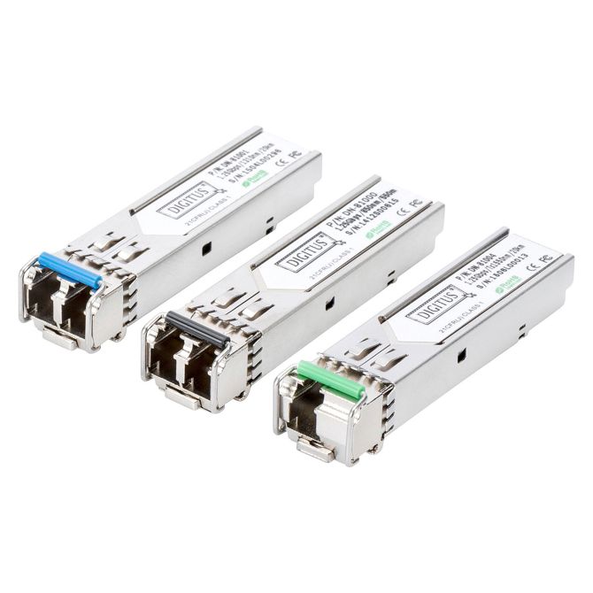 DIGITUS LWL adapter LC dupleks enomodni SFP modul 1,25 Gbps 4