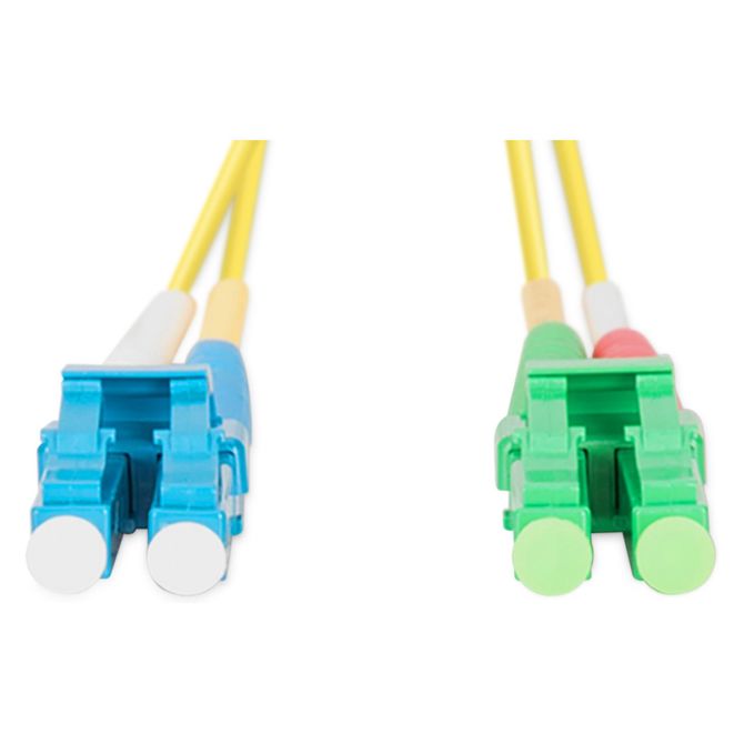 DIGITUS LWL patchkabel LC(APC)-> LC 2m enomodni dupleksni OS2 2