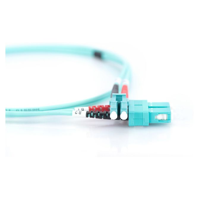DIGITUS LWL patchkabel LC -> SC 3,00 m večmodni dupleksni OM3 5