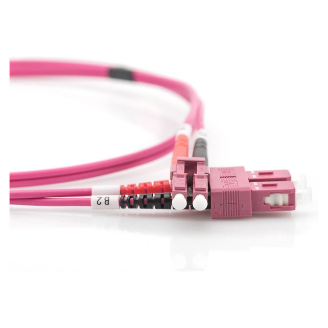 DIGITUS LWL patchkabel LC -> SC 5,00 m večmodni dupleksni OM4 2