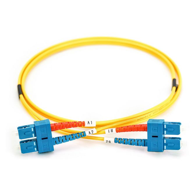 DIGITUS LWL patchkabel SC -> SC 1,00 m enomodni dupleksni OS2 2