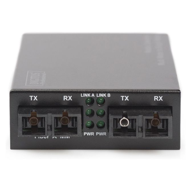 DIGITUS Media Converter Gigabit Multimode/Singlemode. SC/SC 2