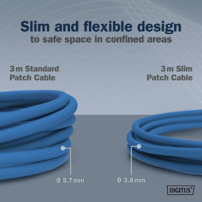 Digitus patch slim FTP CAT.6A  2m moder 5