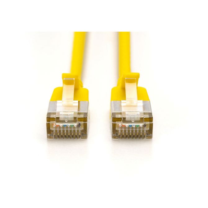 DIGITUS patch kabel CAT 6A F/FTP tanek 1,50 m rumen 4