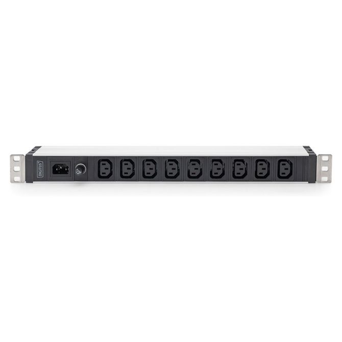 Aluminijasta razdelilna palica PDU 1U DIGITUS 10A 230VAC 50/60Hz 9x C13 4
