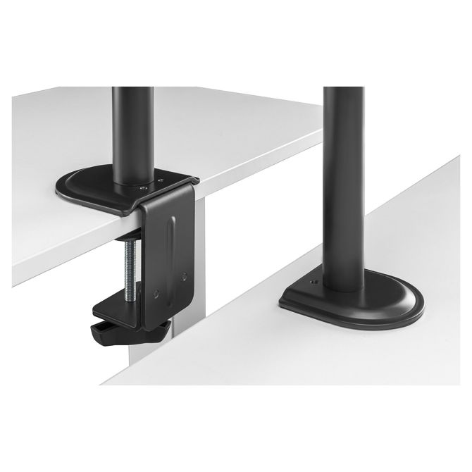 Nosilec za monitor z držalom za prenosnik (17-32") / Držalo za prenosnik 9KG črne barve DA-90436 4