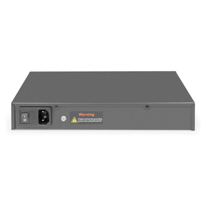 DIGITUS stikalo 8-portno gigabitno PoE + injektor 250W črno 2