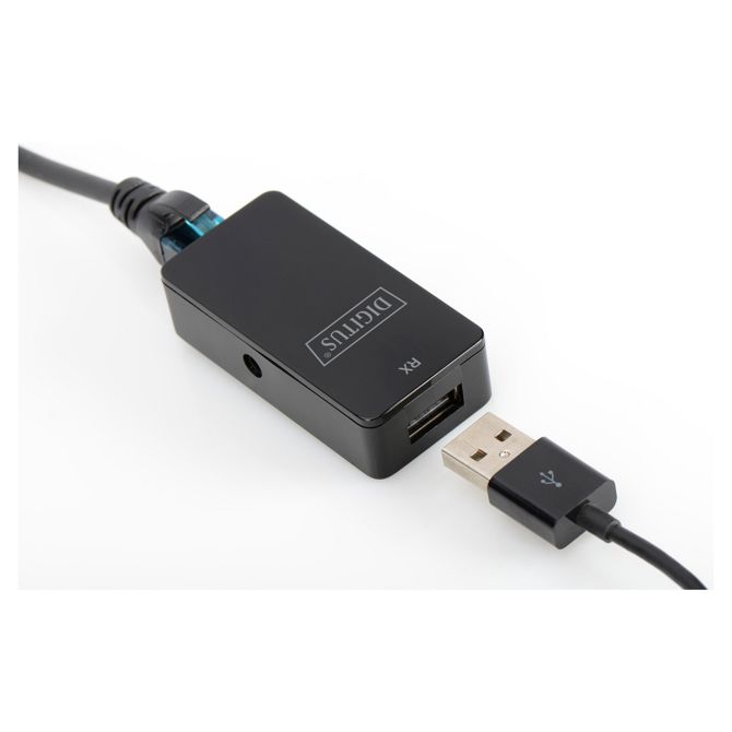 USB2.0 > CAT5/5e/6 podaljšek 50m 2