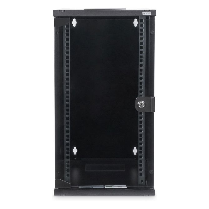 DIGITUS stensko ohišje 254 mm (10") - 312 x 300 mm (Š x G) 12U črne barve 3