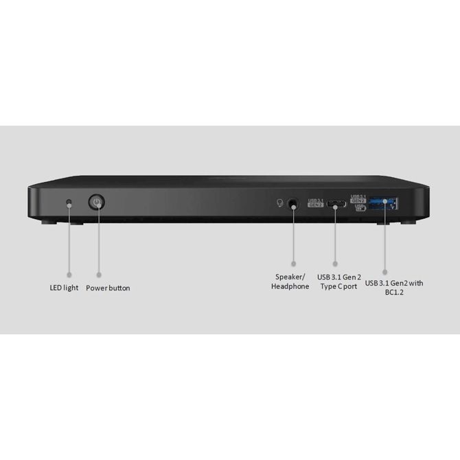 Docking postaja za prenosnike Acer Docking station GP.DCK11.003 črna, USB-C, HDMI 2.0, 2x DisplayPort, LAN 3