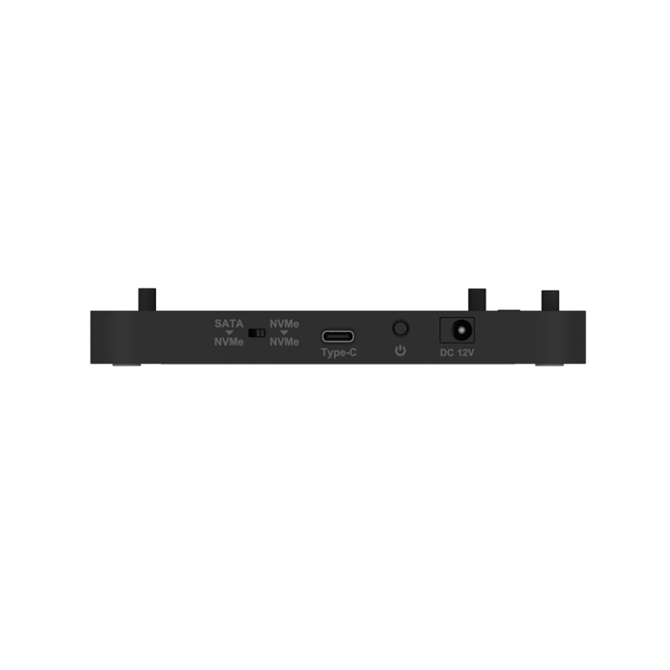 Docking postaja za prenosnike Icy Box IB-2913MCL-C31 (črna, za 2,5/3,5 SATA in M.2 NVMe, kloniranje brez računalnika, USB-C/USB-A 3.2 Gen 2, LED indikator) 3